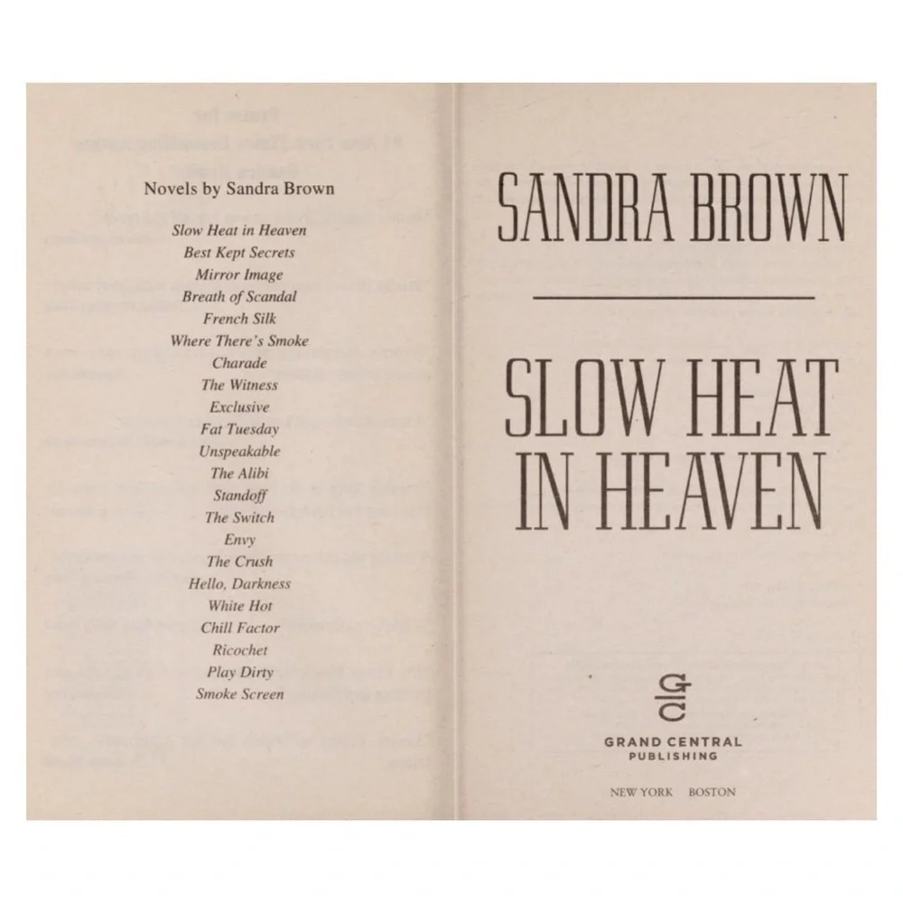 Slow Heat In Heaven by Sandra Brown Paperback Book